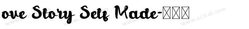 ove Story Self Made字体转换